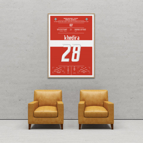 Khedira vs. Cottbus - Moments Of Fame - Posterserie 11FREUNDE SHOP