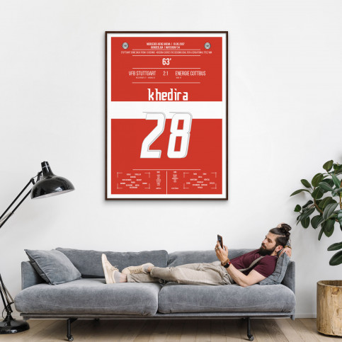 Khedira vs. Cottbus - Moments Of Fame - Posterserie 11FREUNDE SHOP
