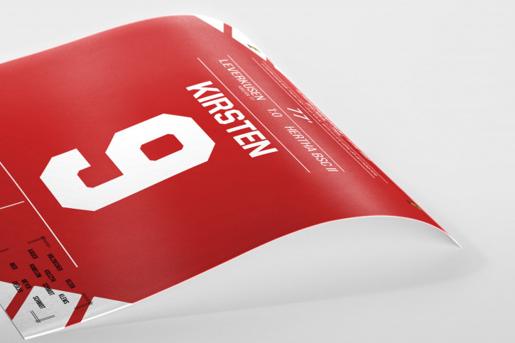 Kirsten vs. Hertha II - Moments Of Fame - Posterserie 11FREUNDE SHOP