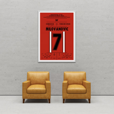 Milovanovic vs. TeBe - Moments Of Fame - Posterserie 11FREUNDE SHOP