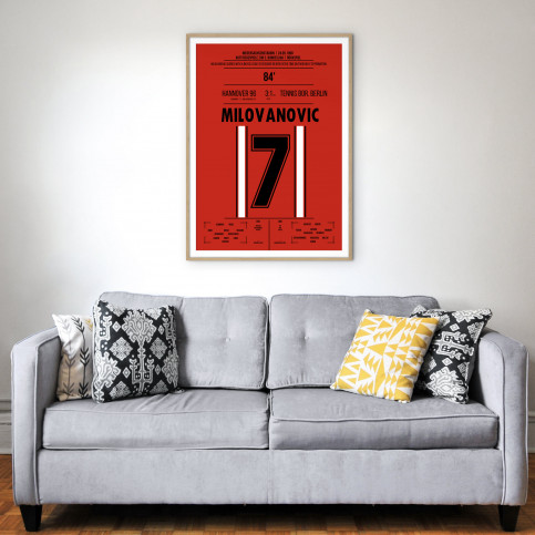 Milovanovic vs. TeBe - Moments Of Fame - Posterserie 11FREUNDE SHOP