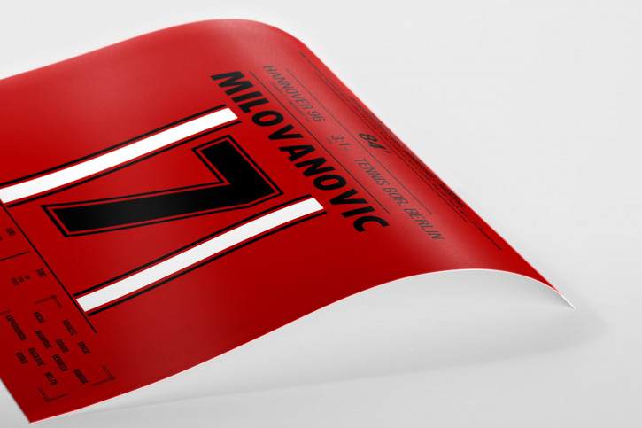 Milovanovic vs. TeBe - Moments Of Fame - Posterserie 11FREUNDE SHOP