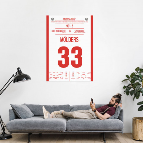 Mölders vs. Gladbach - Moments Of Fame - Posterserie 11FREUNDE SHOP