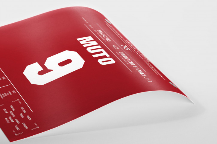 Muto vs. Frankfurt - Moments Of Fame - Posterserie 11FREUNDE SHOP