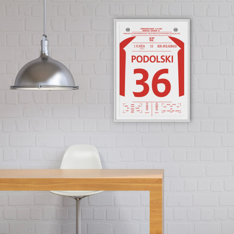Podolski vs. Gladbach - Moments Of Fame - Posterserie 11FREUNDE SHOP
