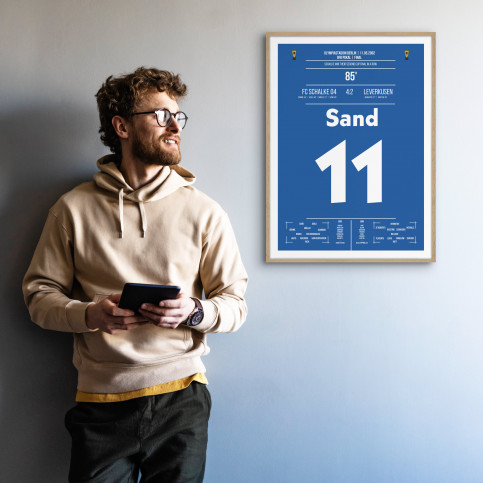 Sand vs. Leverkusen - Moments Of Fame - Posterserie 11FREUNDE SHOP