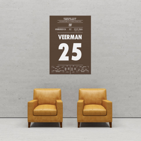 Veerman vs. HSV - Moments Of Fame - Posterserie 11FREUNDE SHOP