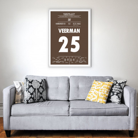 Veerman vs. HSV - Moments Of Fame - Posterserie 11FREUNDE SHOP