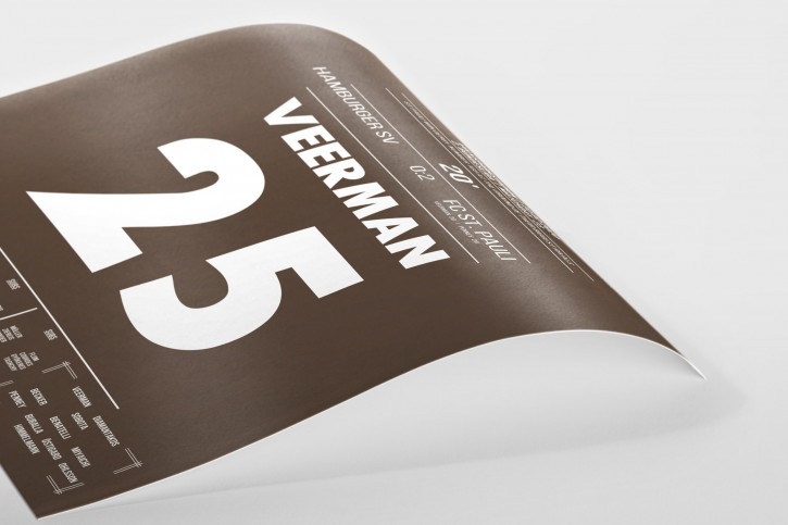 Veerman vs. HSV - Moments Of Fame - Posterserie 11FREUNDE SHOP