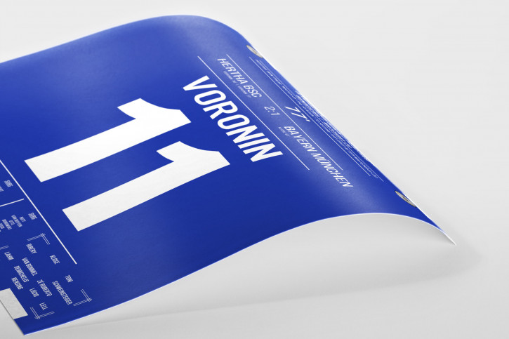 Voronin vs. Bayern - Moments Of Fame - Posterserie 11FREUNDE SHOP