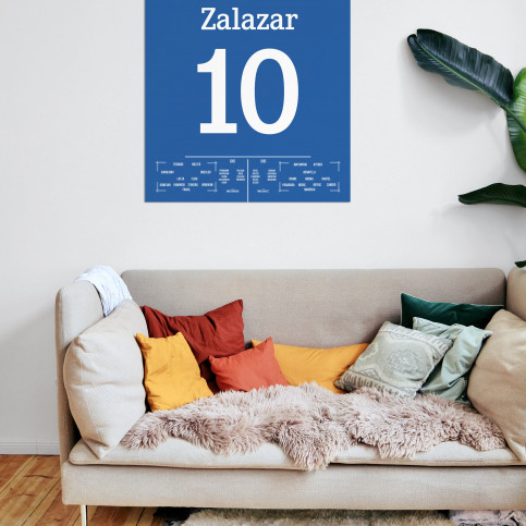 Zalazar vs. St. Pauli - Moments Of Fame - Posterserie 11FREUNDE SHOP