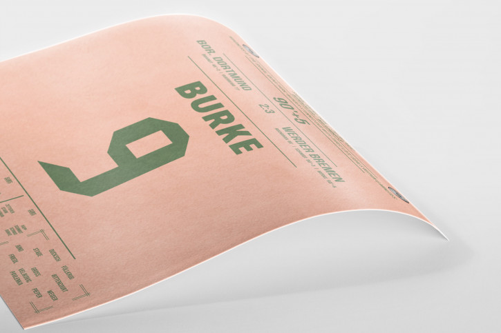 Poster: Oliver Burke vs. Dortmund - Siegtreffer für Werder Bremen nach Aufholjagd 