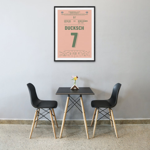 Poster: Marvin Duksch vs. Hertha BSC - Dreierpack sichert Klassenerhalt für Werder Bremen
