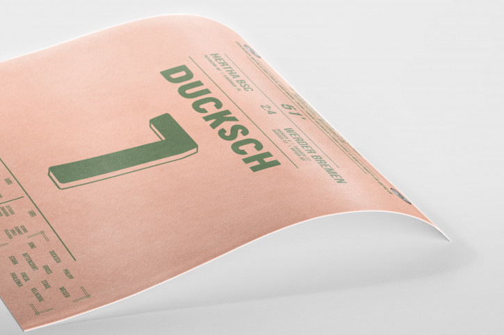 Poster: Marvin Duksch vs. Hertha BSC - Dreierpack sichert Klassenerhalt für Werder Bremen