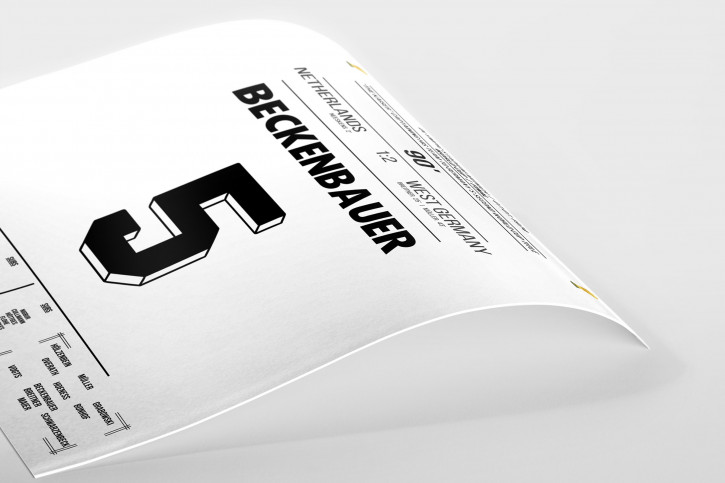 Beckenbauer vs. Netherlands - Poster