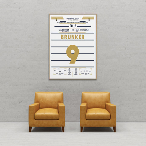 Brünker vs. Gladbach - Poster