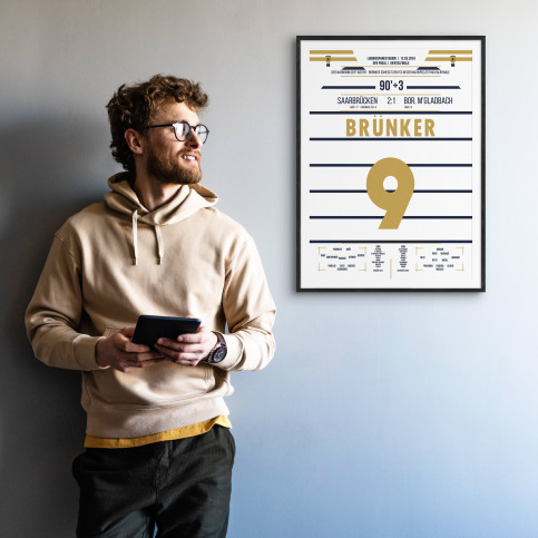 Brünker vs. Gladbach - Poster