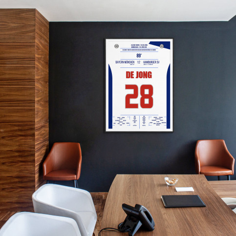 De Jong vs. Bayern - Poster