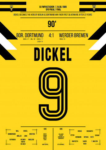 Dickel vs. Bremen - Der BVB holt den DFB-Pokal 1989