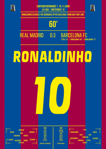 Ronaldinho vs. Real - Traum-Solo für den FC Barcelona