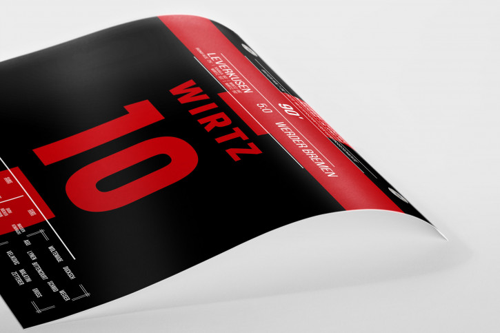 Poster: Wirtz vs. Bremen - Bayer Leverkusen holt den Meistertitel 2024