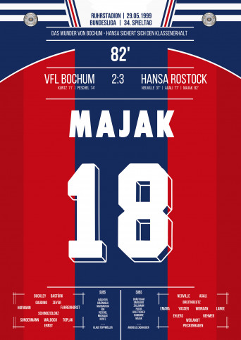 Majak vs. Bochum - Klassenerhalt für Hansa Rostock 1999
