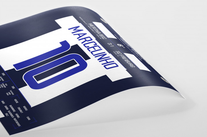 Marcelinho vs. Freiburg - Poster