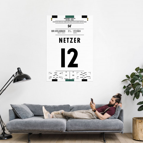 Netzer vs. Köln - Poster