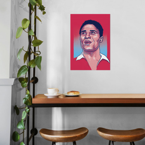 Eusébio - illustriert von Ronny Heimann