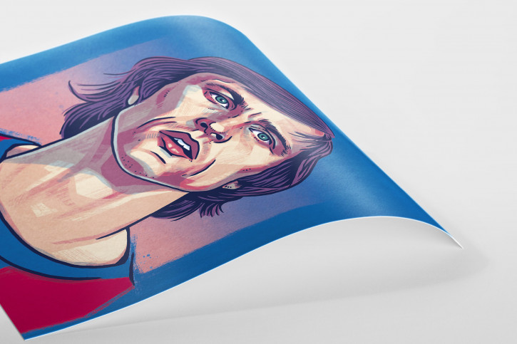 Johan Cruyff - illustriert von Ronny Heimann