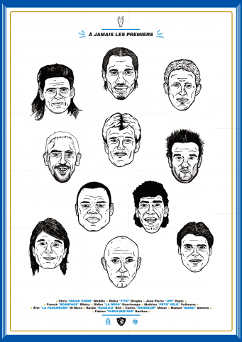 Legendary XI: Marseille - Poster bestellen - 11FREUNDE SHOP