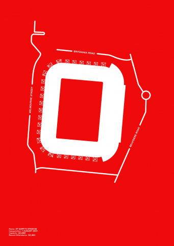 Piktogramm: Southampton - Poster bestellen - 11FREUNDE SHOP