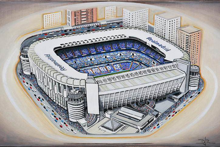 Stadia Art: Bernabéu - Poster bestellen - 11FREUNDE SHOP