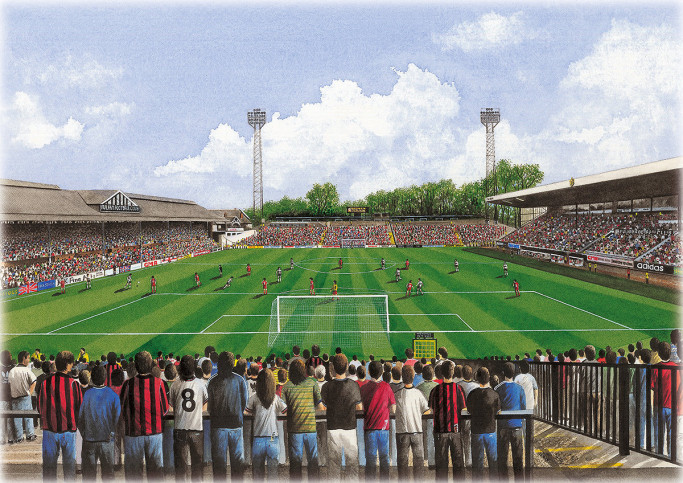 Stadia Art: Craven Cottage (inside) - Poster bestellen - 11FREUNDE SHOP