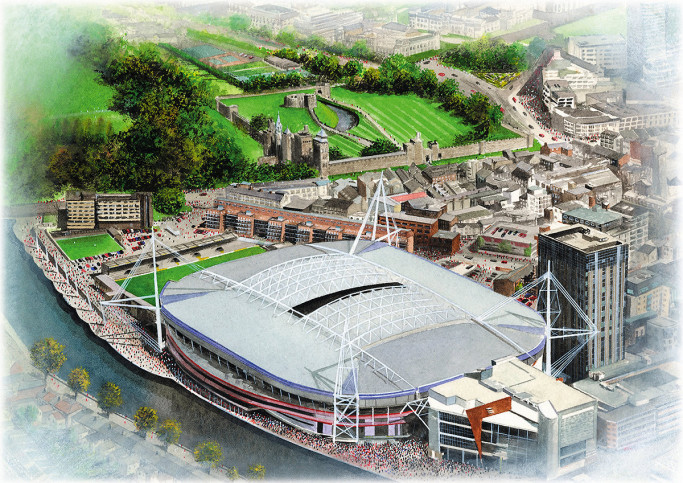 Stadia Art: Millennium Stadium - Poster bestellen - 11FREUNDE SHOP