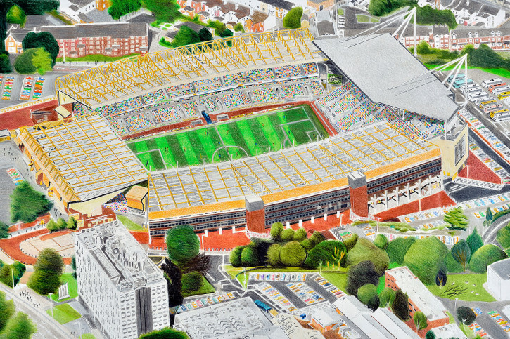 Stadia Art: Molineux Stadium - Poster bestellen - 11FREUNDE SHOP