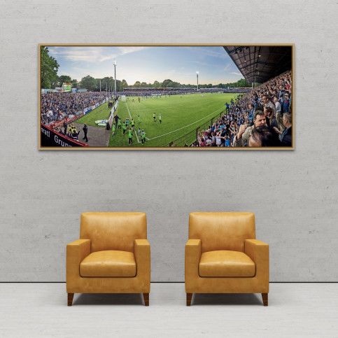 SV Meppen - Emslandstadion - 11FREUNDE Stadionposter Motiv - Panorama-Wandbild 