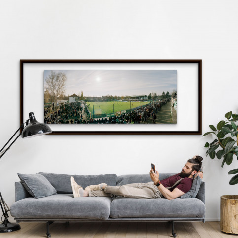 Leipzig (Chemie) - Alfred-Kunze-Sportpark - BSG Chemie Leipzig - Stadionfoto Panorama Fußball