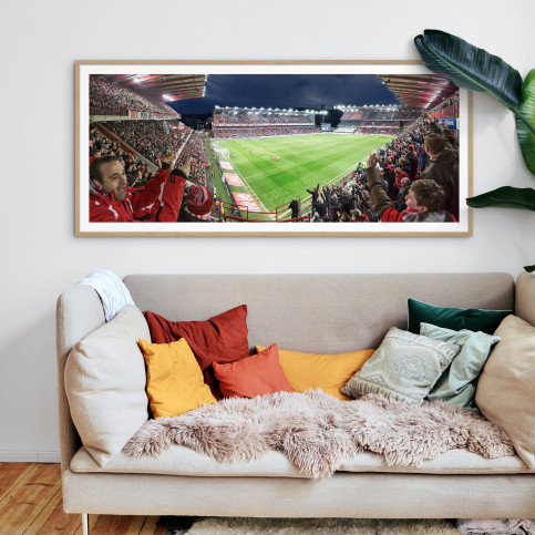 Lüttich - Stadion Wandbild Maurice-Dufrasne-Stadion - 11FREUNDE SHOP