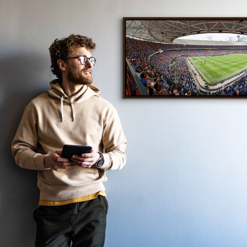 Rotterdam - Stadion Wandbild Feyenoord-Stadion (De Kuip) - 11FREUNDE SHOP
