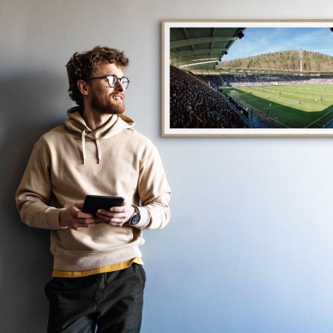 Aue (2018) - Stadion Wandbild Erzgebirgsstadion - 11FREUNDE SHOP