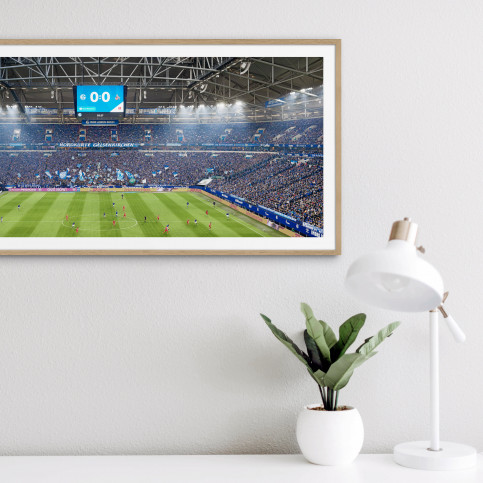 Gelsenkirchen (2019) - Stadionfoto Schalke 04 als Wandbild