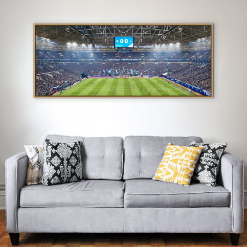 Gelsenkirchen (2019) - Stadionfoto Schalke 04 als Wandbild