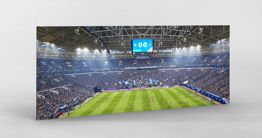 Gelsenkirchen (2019) - Stadionfoto Schalke 04 als Wandbild