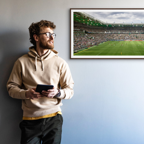 Mönchengladbach (2019) - Fußball Foto Wandbild Leinwand - Borussia Mönchengladbach