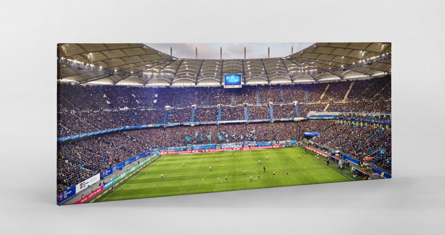 Hamburg (HSV, 2019) - Volksparkstadion - Fußball Foto Wandbild Poster Leinwand 