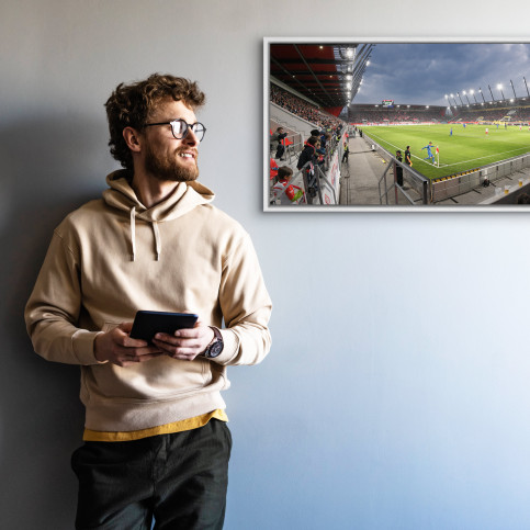Regensburg - Jahn Regensburg Stadionfoto als Wandbild