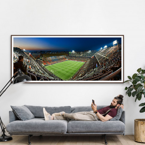 Valencia - Estadio Mestalla Stadionfoto Panorama als Wandbild