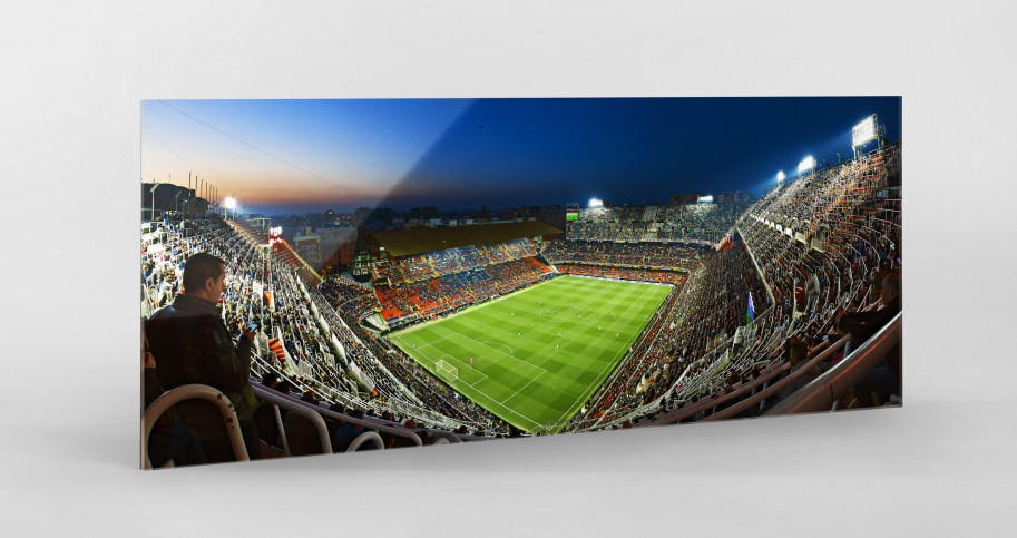 Valencia - Estadio Mestalla Stadionfoto Panorama als Wandbild