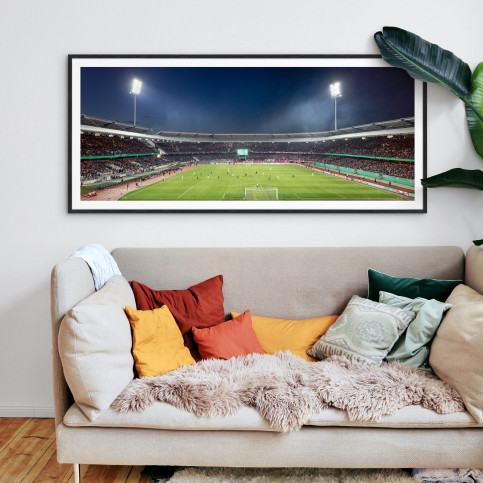 Wandbild: 1. FC Nürnberg Max-Morlock-Stadion - Panorama-Stadionfoto von Kai Senf